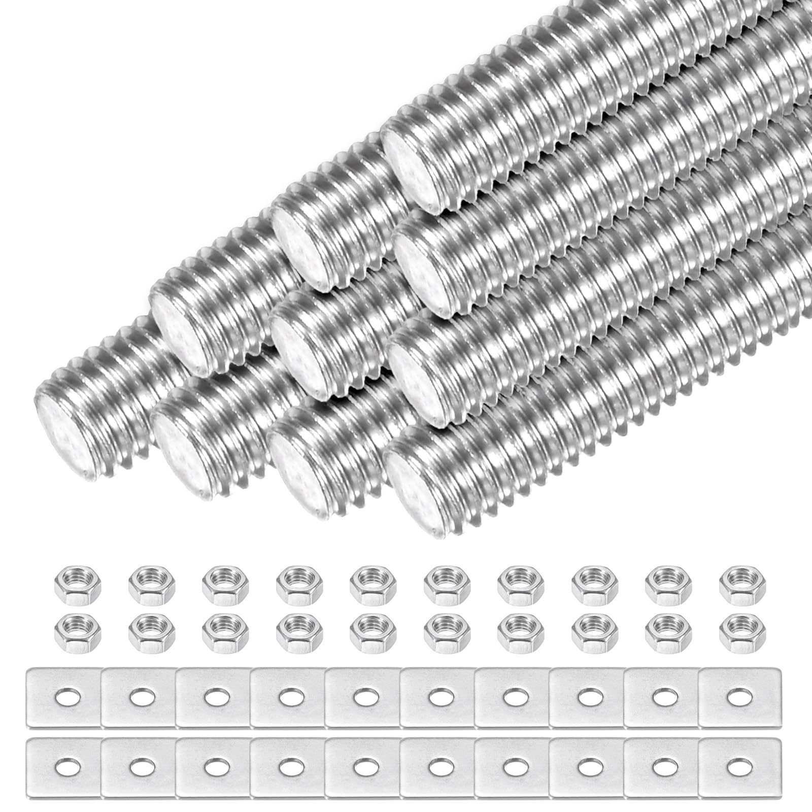M METERXITY 10-Set Fully Threaded Rod