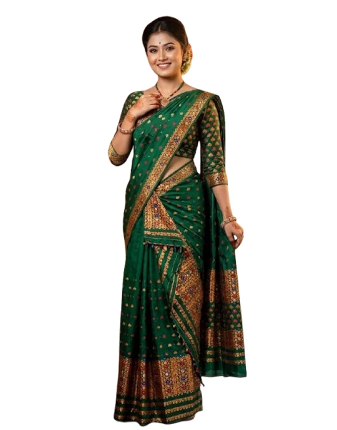 Women`s Assamese Mekhela Bridal...