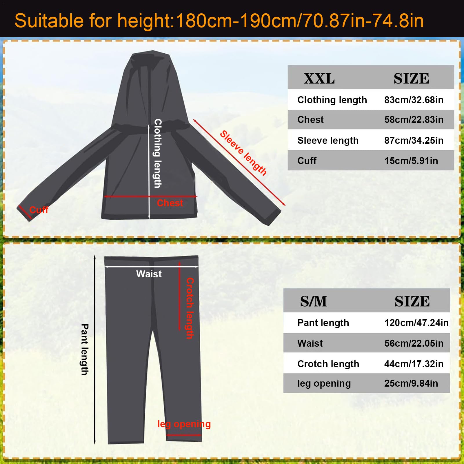 Fly Net Clothing | Tuta Completa in Rete Antinsetto - Maglia Leggera Traspirante con Borsa Trasporto per Zaino Trekking Campeggio Arrampicata