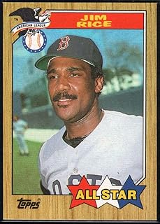 1987 Topps #610 Jim Rice Red Sox AS MLB Baseball Card NM-MT