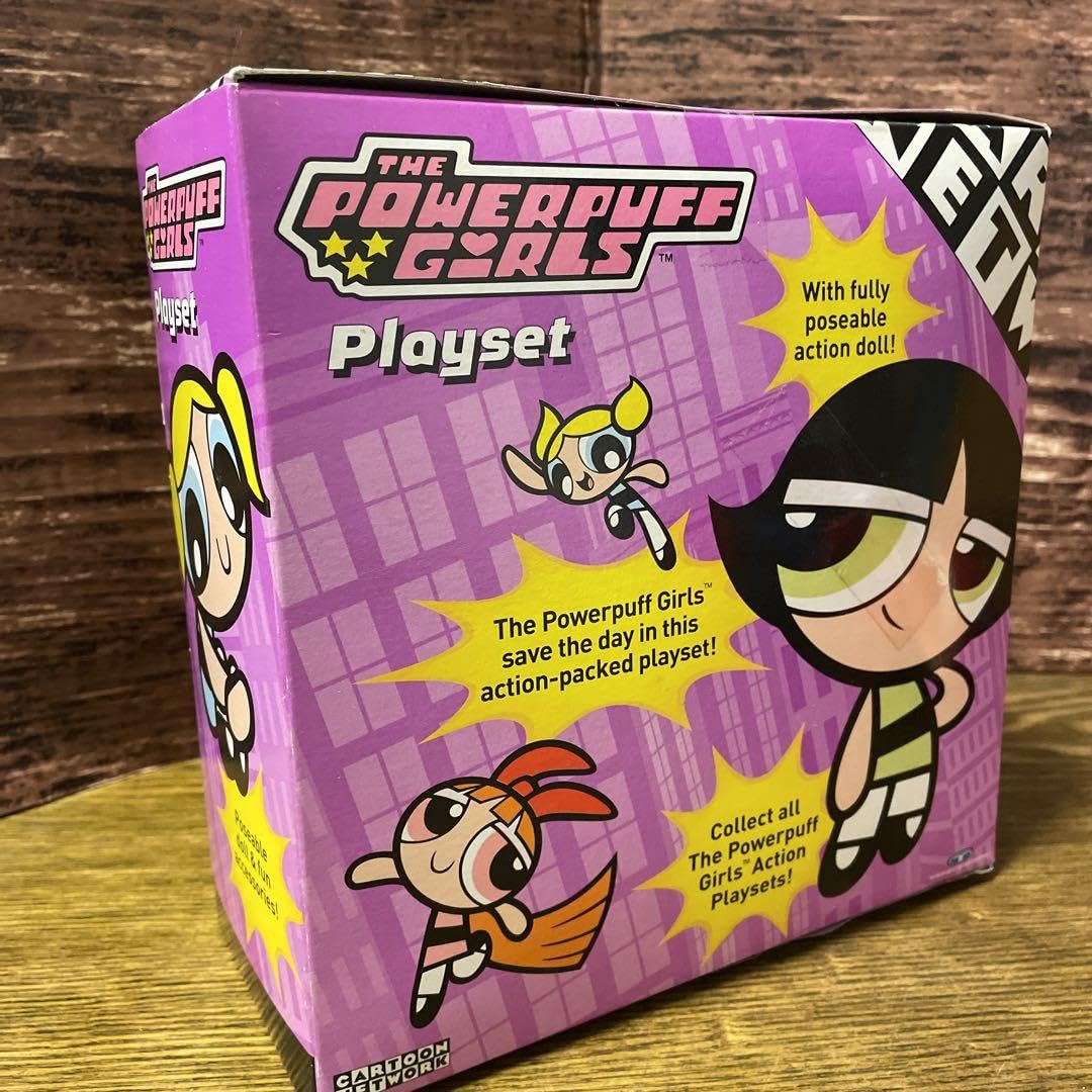 パワーパフガールズ　バターカップ　プレイセット&ハッピーツリーフレンズ　2点 パワーパフガールズ バターカップ プレイセット&ハッピーツリー