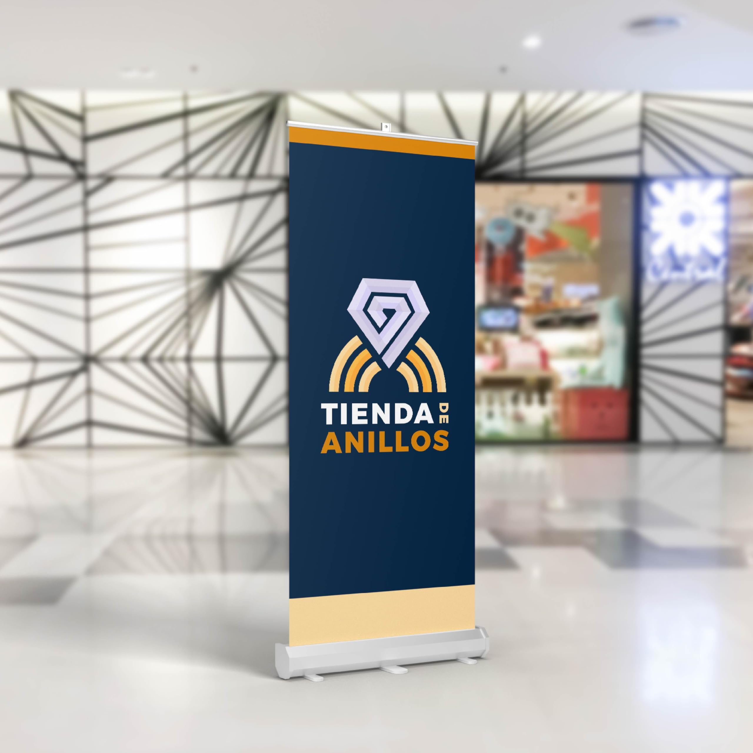 Roll Up Personalizado - Estructura Photocall con Pancarta Personalizada - Medidas 85x205cm - Cartel Personalizado - Banner Personalizado para Promociones, Empresas y Negocios - Añade Fotos y Textos