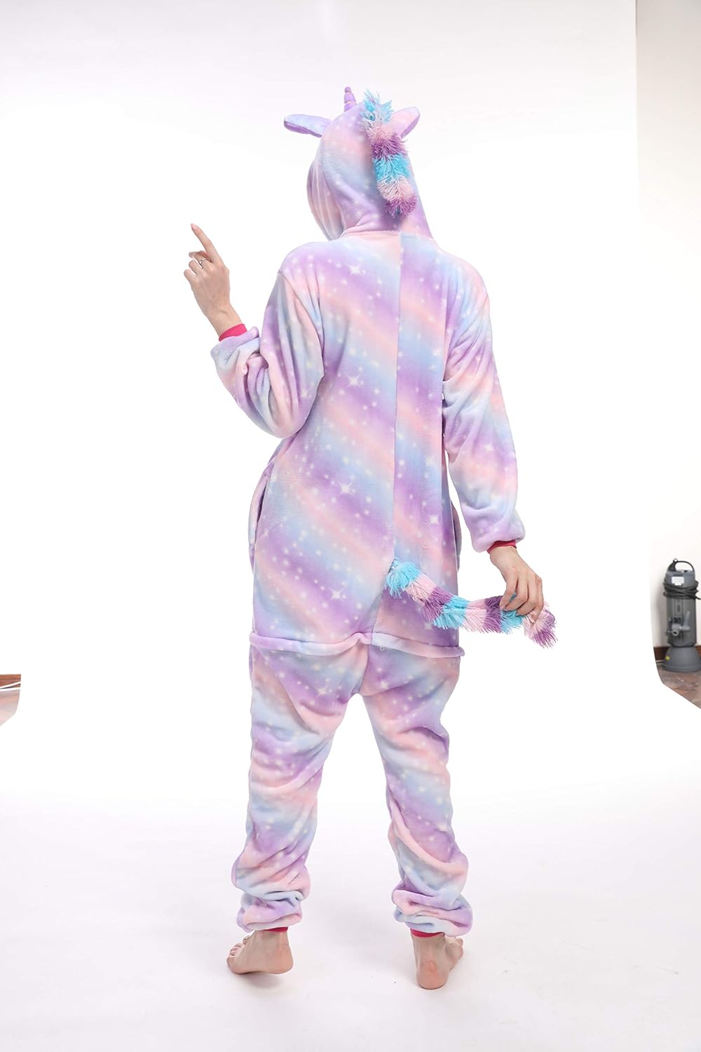 Unicorn Onesie Unisex Adult Pajamas One-Piece Cosplay Costume Animal Partywear - Image 2