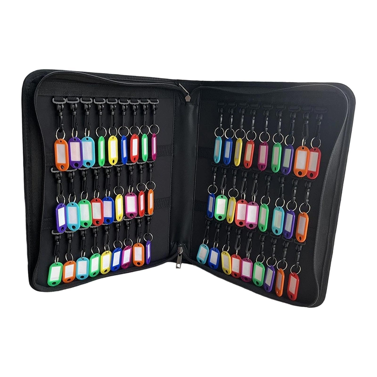 MERISHOPP®Portable Key Case Waterproof Fireproof Car Rental Office Zip Organizer Pouch with 54 Tags|Business & Industrial|Facility Maintenance & Safety|Access Control Equipment|Lock Boxes-image-23