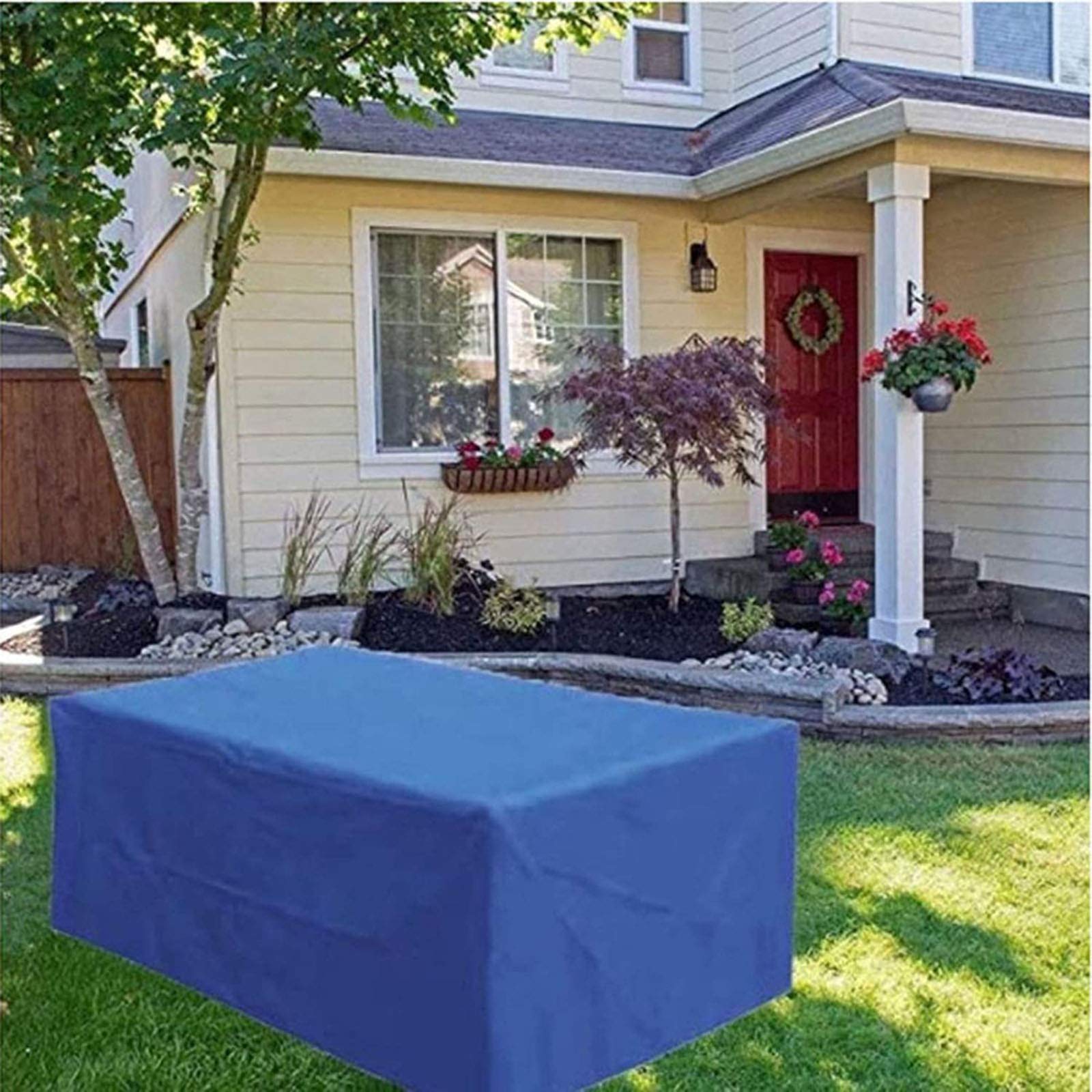 Fodere per mobili da Giardino 40x40x25cm, Copertura Protettiva 420D per mobili da Giardino, coperture per mobili da Esterno Impermeabili, Copertura per mobili da Giardino