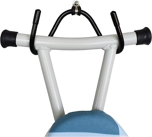 YYST Soporte de pared para tabla de planchar flexible, clip de almacenamiento de pared, ajuste en forma de pierna en T o tabla de planchar estilo