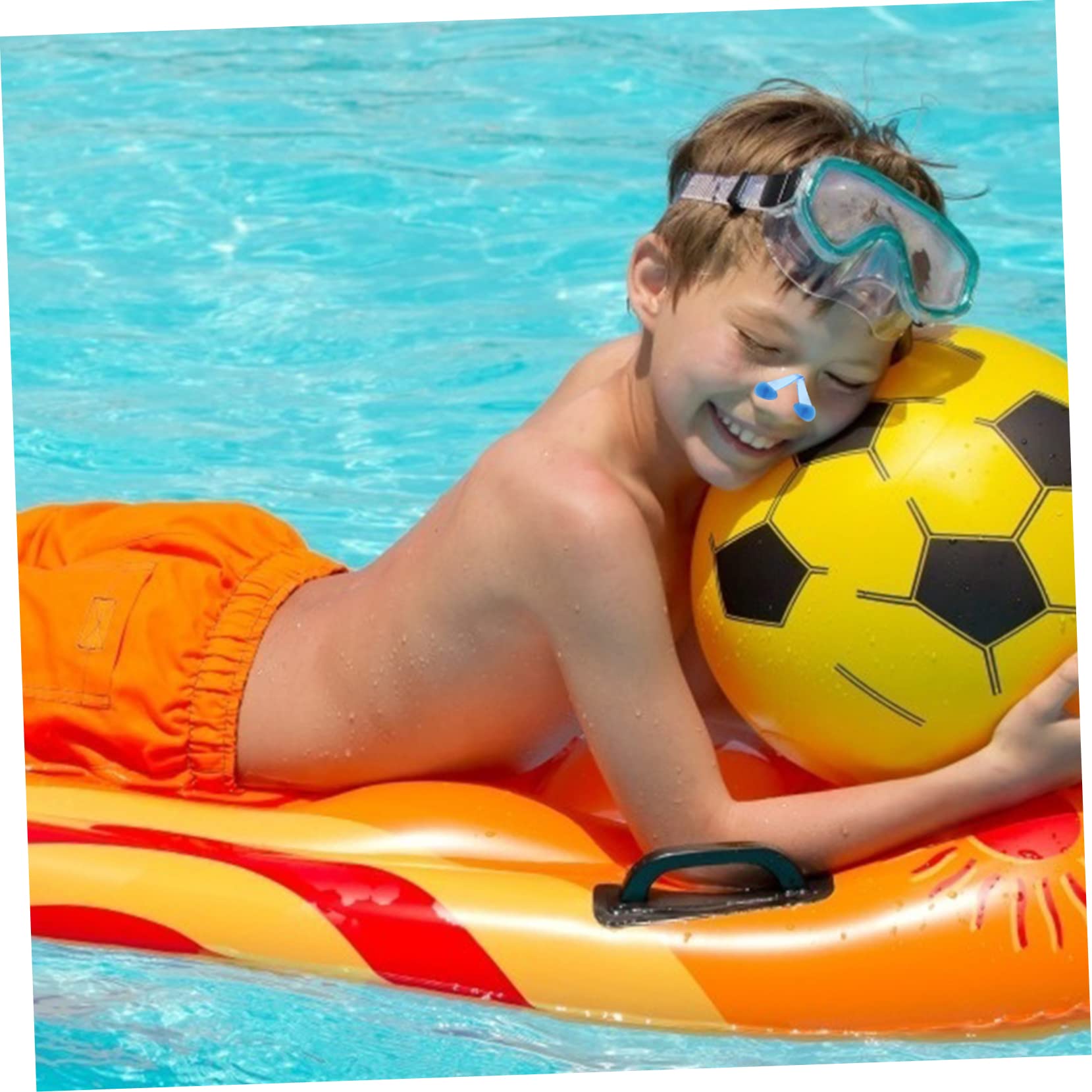 3 Sets Tragbar Für Schwimmbecken Nasenklammer Komfortables Silikon-pc-Design Für Altersgruppen 10 Stück * 3