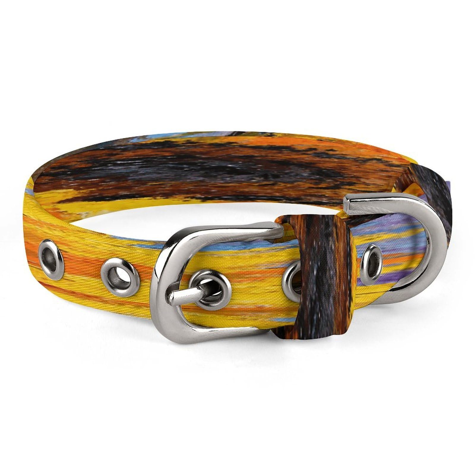 Collar de perro ajustable transpirable y suave con hebilla duradera