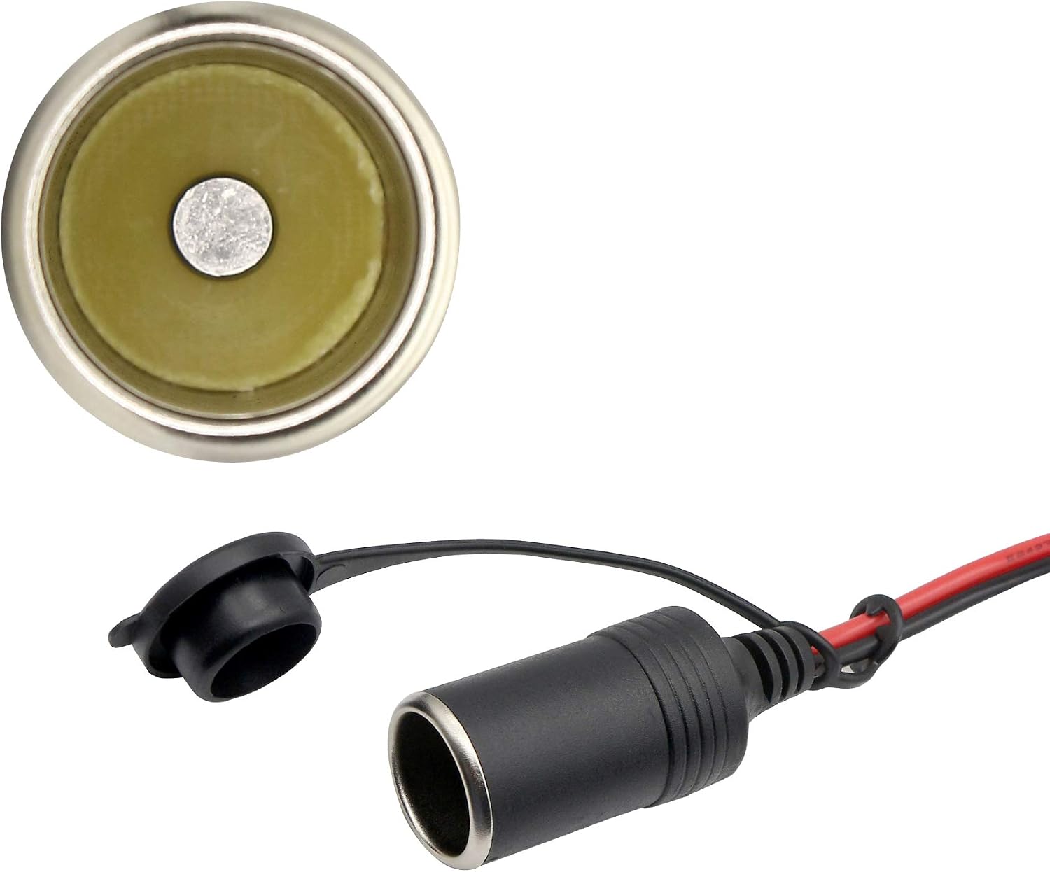 1.5m 14AWG SAE to Motorcycle Female Cigarette Lighter Socket 12V-24V Extension Cable YOUCHENG for Universal SAE Quick Connection Battery Chargers &Accessories…