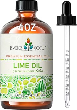 EVOKE OCCU Lime Essential Oil for Diffuser, Aromatherapy, Candles Making