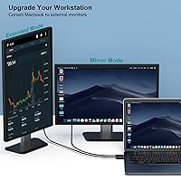 Vista 6 de BENFEI Cable USB C a HDMI de 3 pies, cable USB tipo C a HDMI, Thunderbolt 3/4 compatible con iPhone 15 Pro/Max, MacBook Pro/Air 2023, iPad Pro