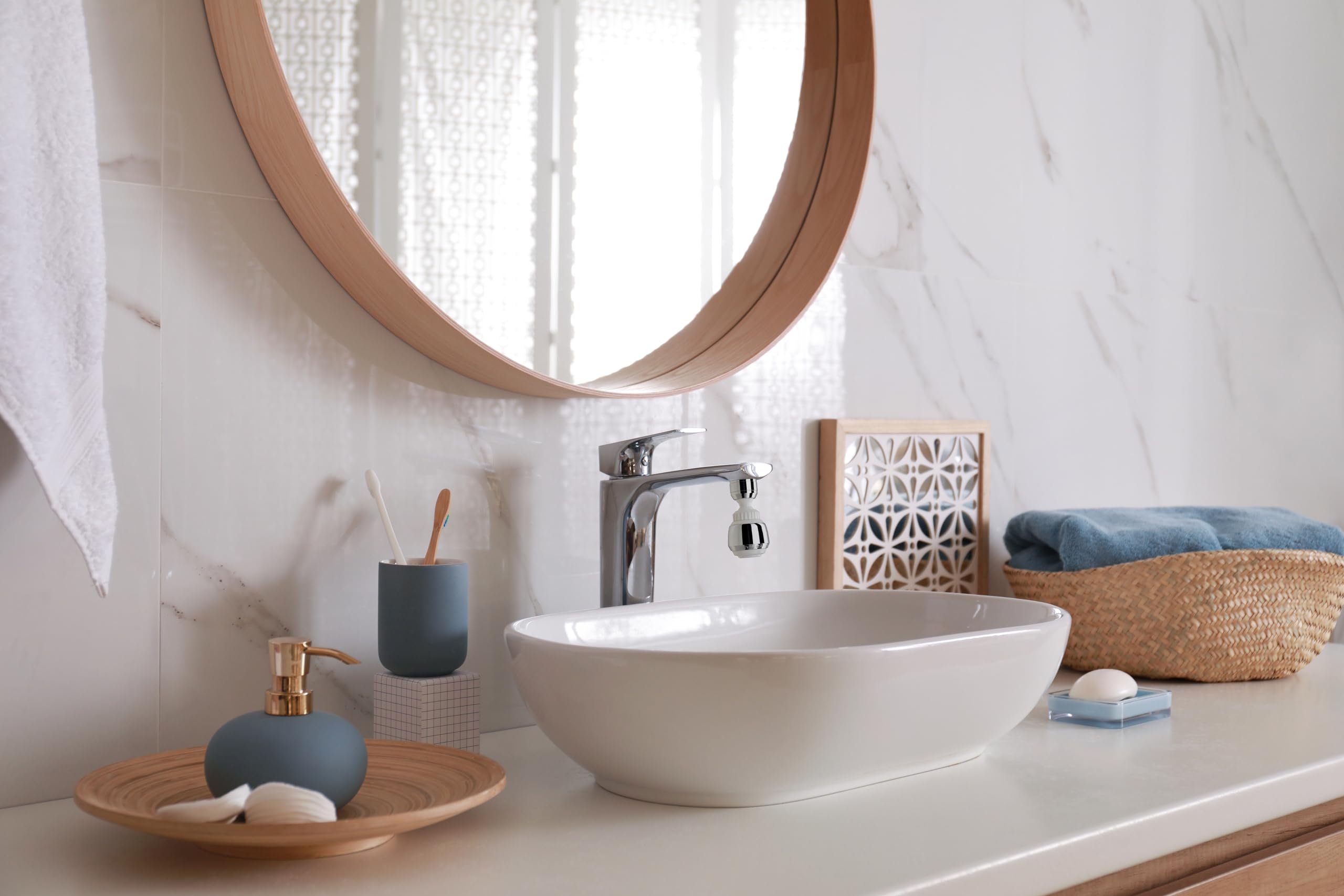 Brise Jet Robinet Cuisine F22 Aérateur Robinet Cuisine Noir 22mm,4