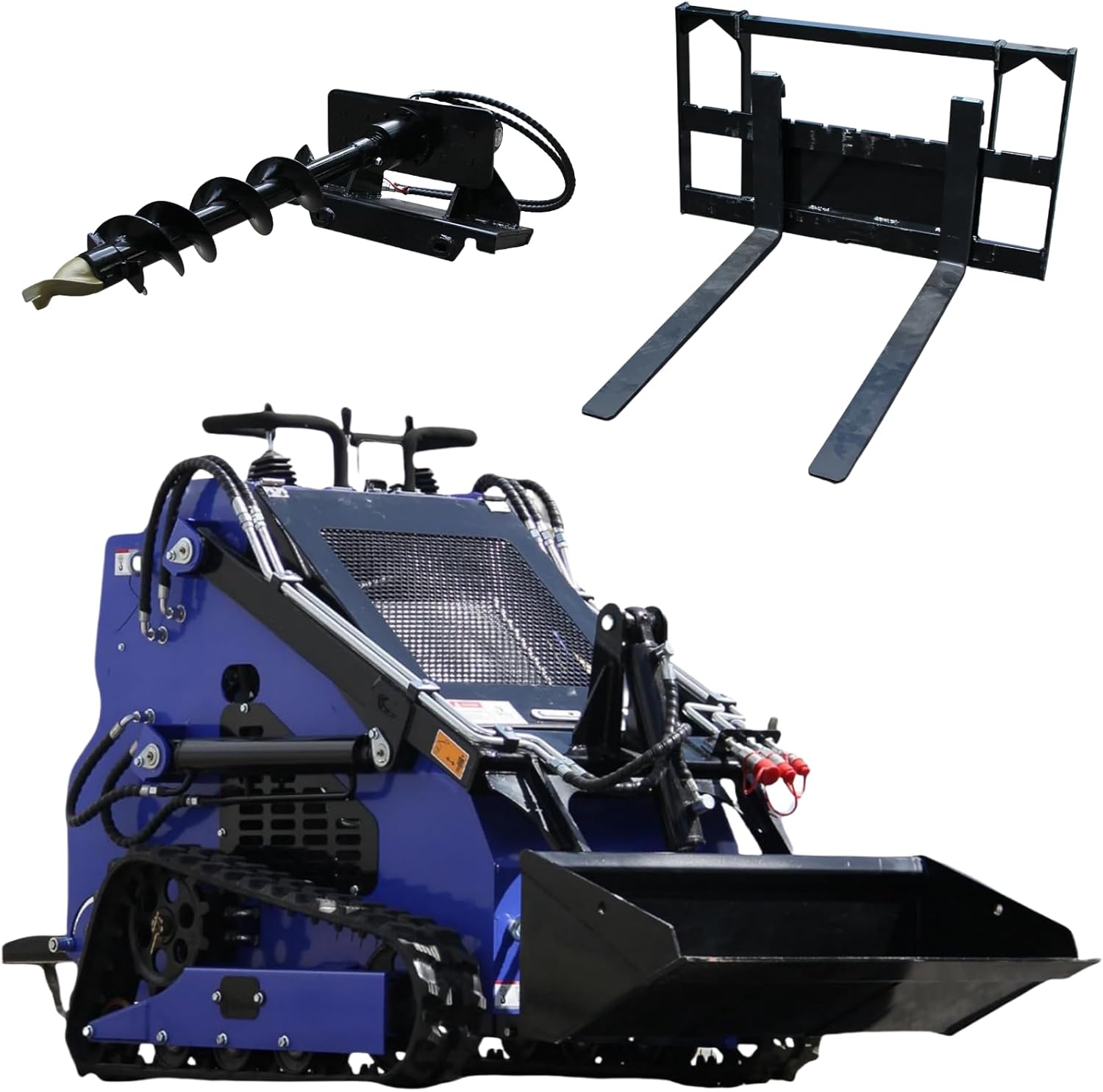 Mini Skid Steer Loader Stand-On Crawler Compact Epa Certified 23 - B0FMPY9ZQ5