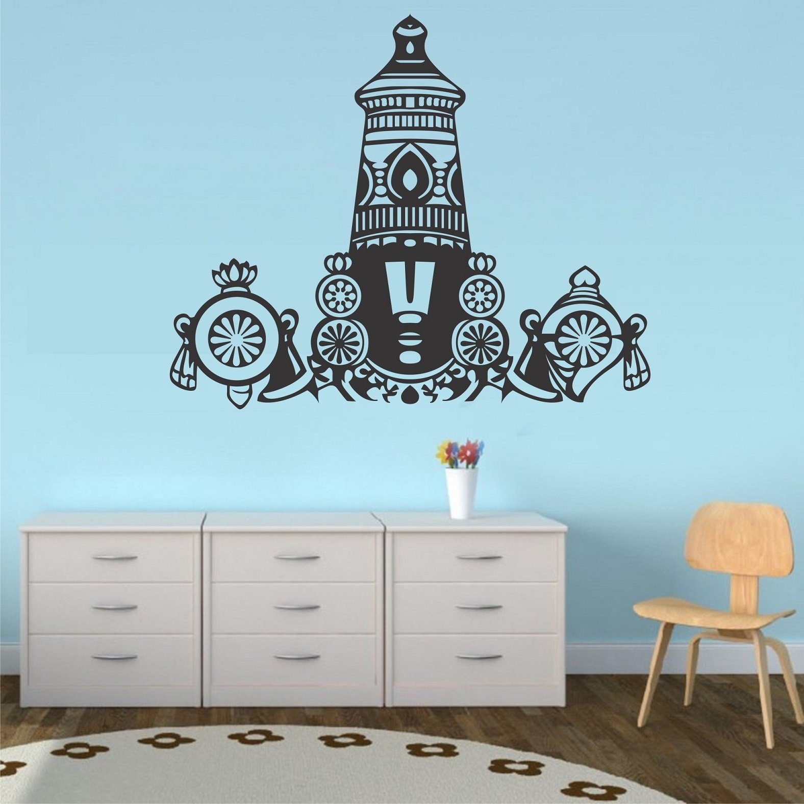 Asmi collection Vinyl Religious God Balaji Wall Sticker