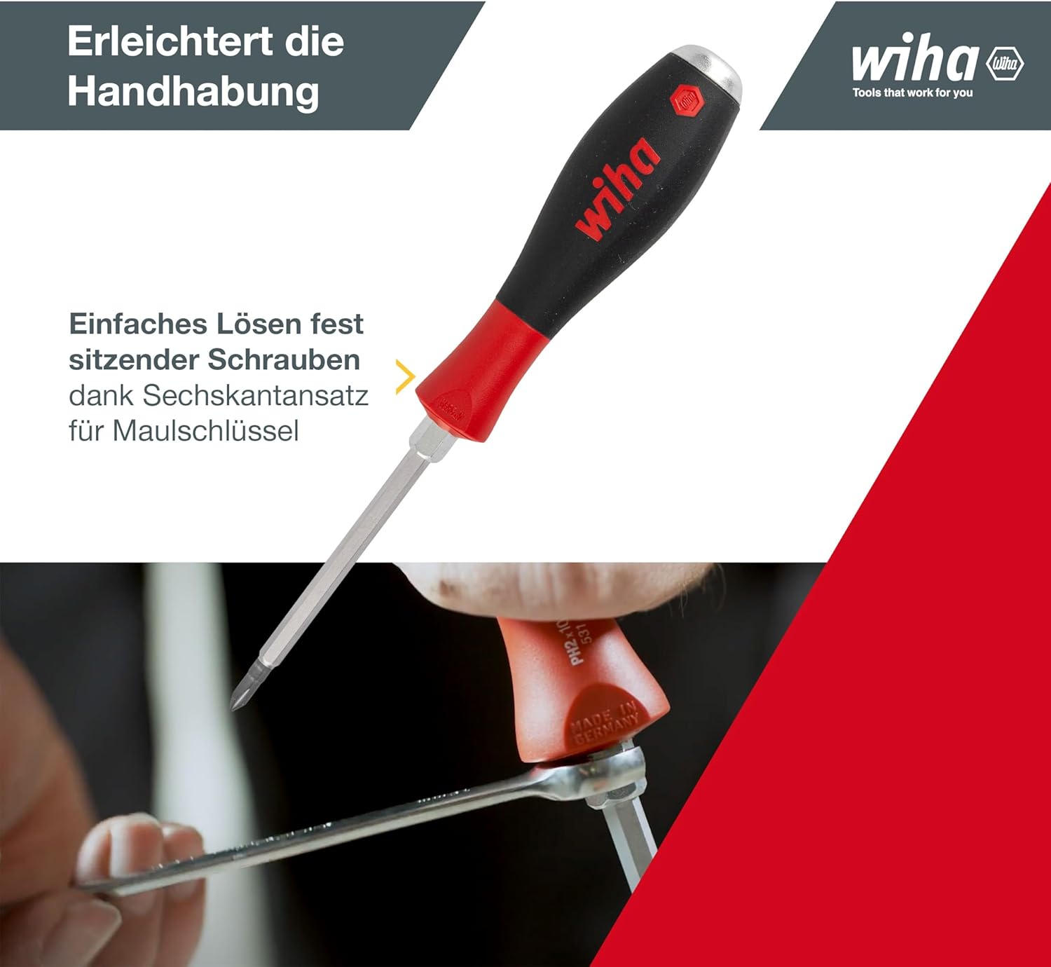 Wiha 530HK6 SoftFinish Flathead/ Phillips/ Screwdriver Set 6 Piece by Wiha