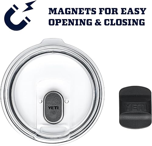 Miniatura 8 de YETI Rambler - Taza apilable de 14 onzas, aislada al vacío, acero inoxidable con tapa MagSlider, acero inoxidable