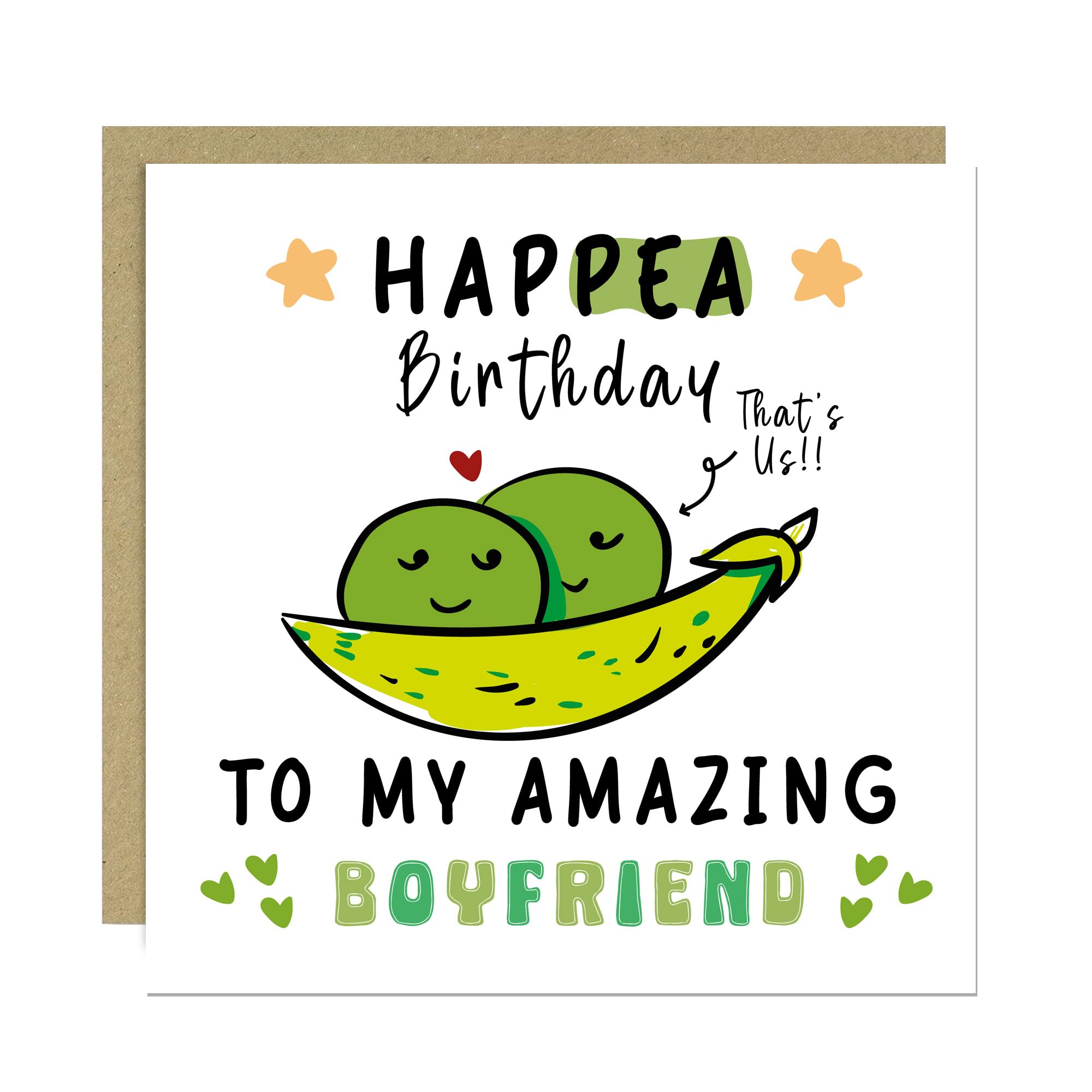 RED OCEAN Funny Happy Birthday Card For Boyfriend With Kraft Envelope Included Amazing Boyfriend Card Joke Humour Cards For Him From Girlfriend Cute Cards