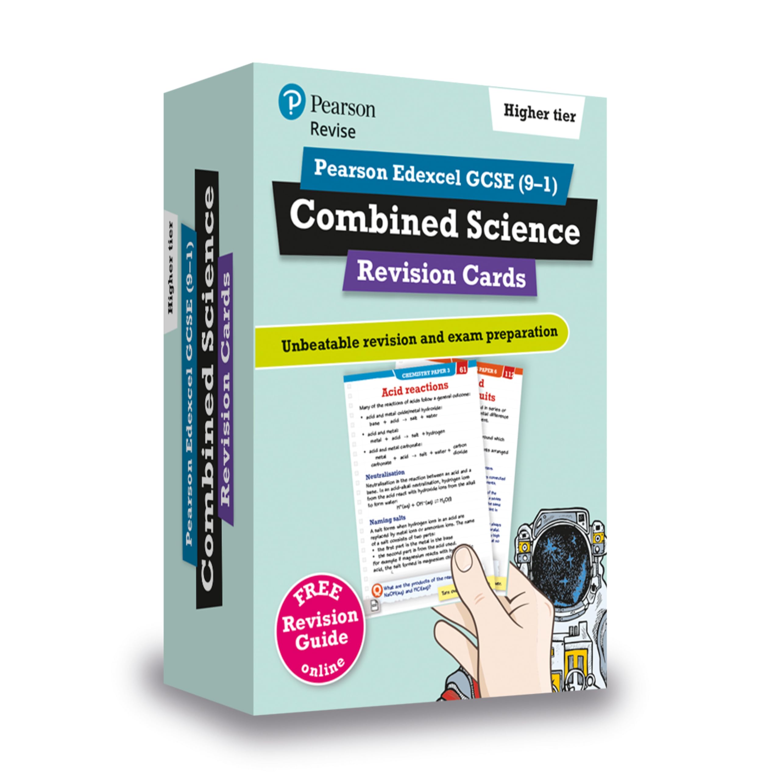 Pearson REVISE Edexcel GCSE Combined Science (Higher) Revision Cards - for 2026, 2027 exams Cards – 21 Mar. 2019