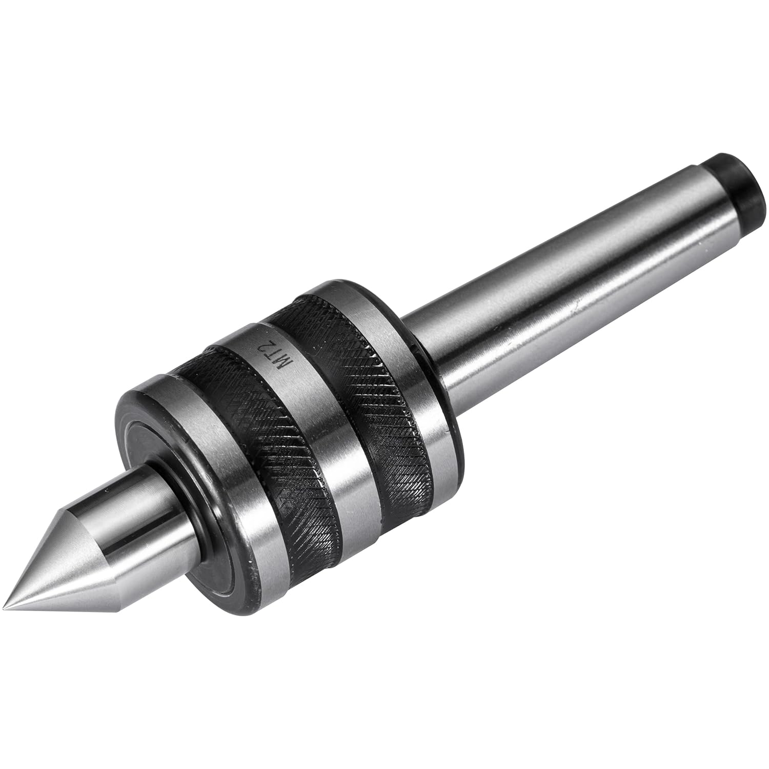 Heavy Duty MT2 Live Center, MT2 Precision Rotary Live Revolving Milling Center Taper Metal Work Lathe Tool for High Speed Turning, Lathe Medium Duty CNC Work (MT2 Live Center)