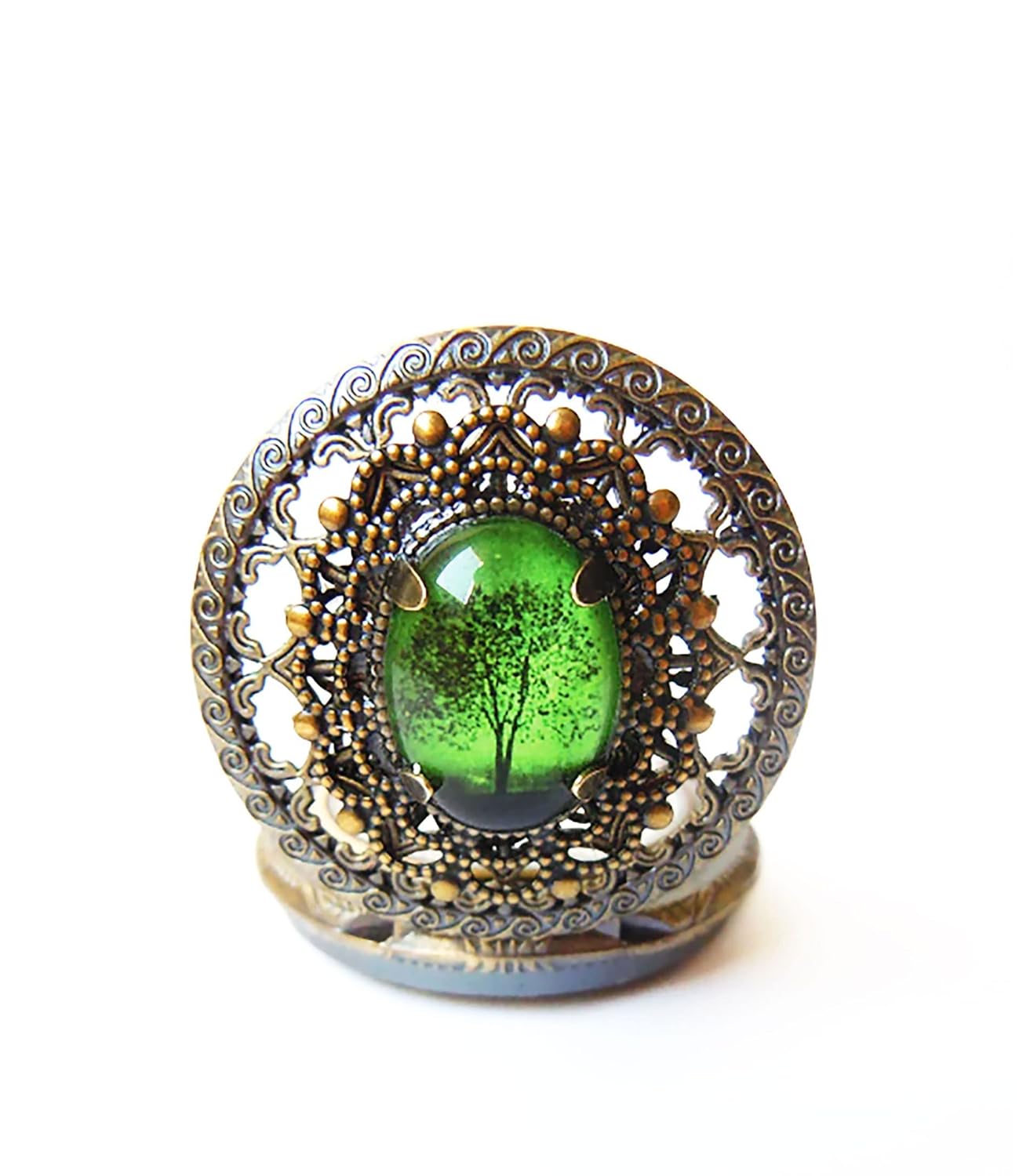 Pocket Watch necklace Tree Necklace Watch Necklace...