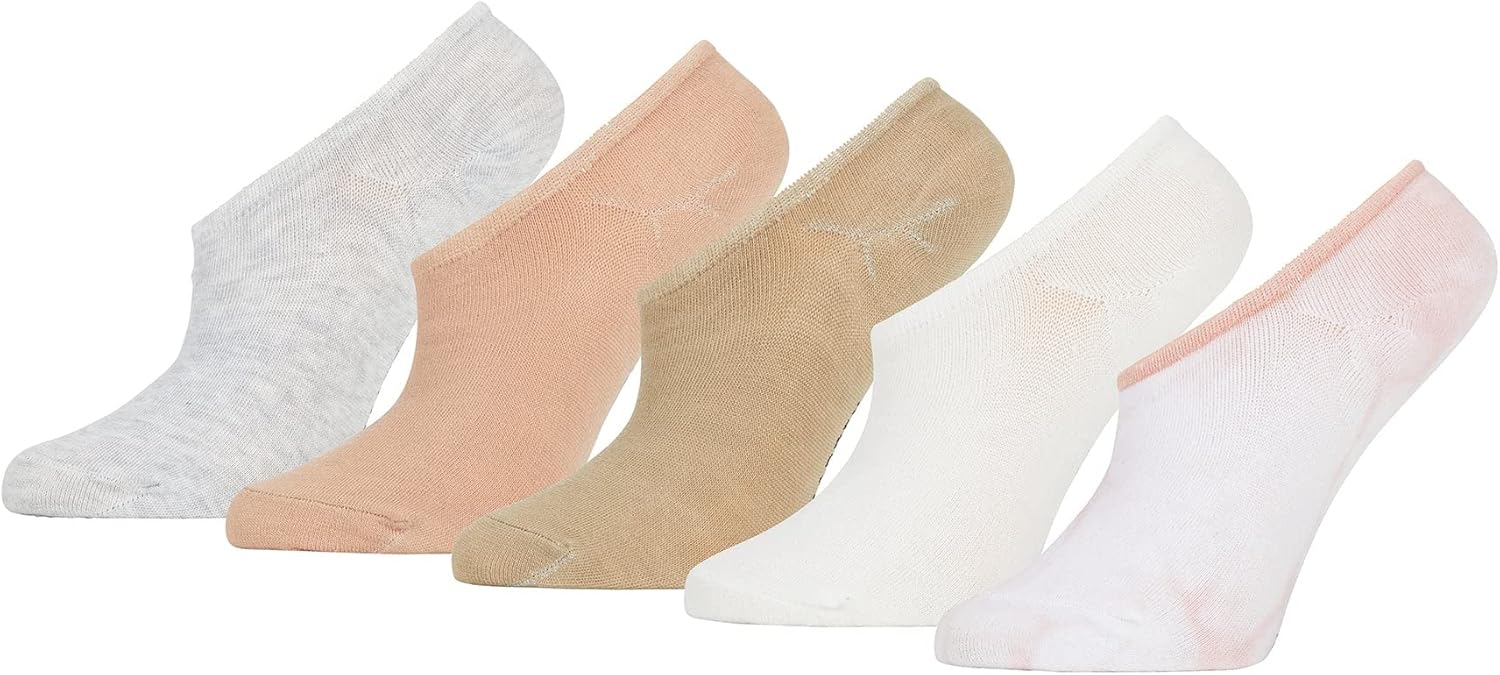 Steve Madden Women's 5 Pairs Ankle Socks, Sneaker Foot Liners, Loafer, Flats, Athletic, Slip-On - Footies Socks for Women