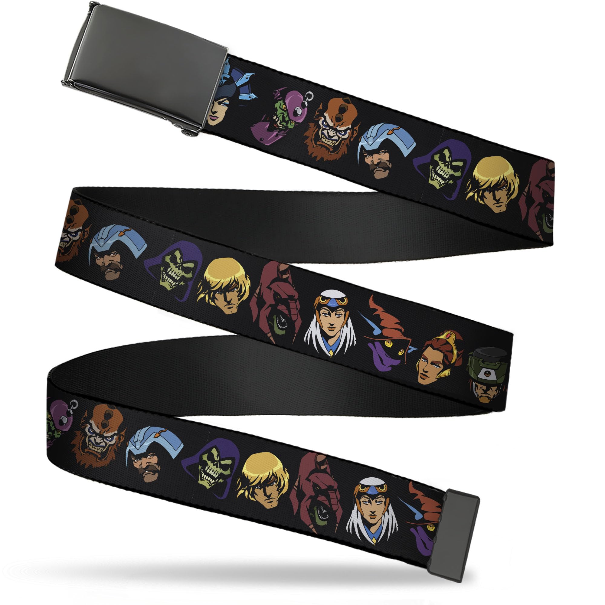 Buckle-Down Masters of the Universe Flip Web Belt Masters Of the Universe Heroes Villains