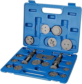 Dunnet Tools 18pc Disc Brake Piston Rewind Back Tool Kit Universal Car Auto Wind Back Caliper Mechanics Hand Tools Professional Diy Disc Brake Tool Kit