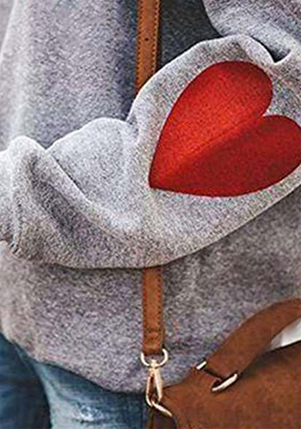 YMING Women's St. Patricks Day Loose Fit Sweatshirt Irish Clover Print Long Sleeve Pullover Shamrock Round Neck Shirt Tops - Image 4