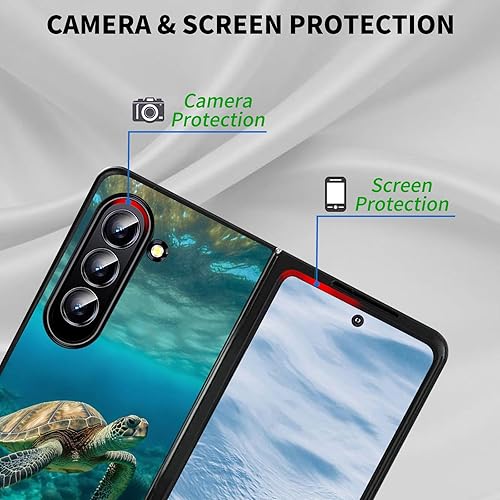 Miniatura 10 de Funda protectora para Samsung Galaxy Z Fold 5 2023 Slim Light Hard PC Shook Proof Funda protectora para Samsung Galaxy Z Fold 5 7.6 pulgadas - Flor