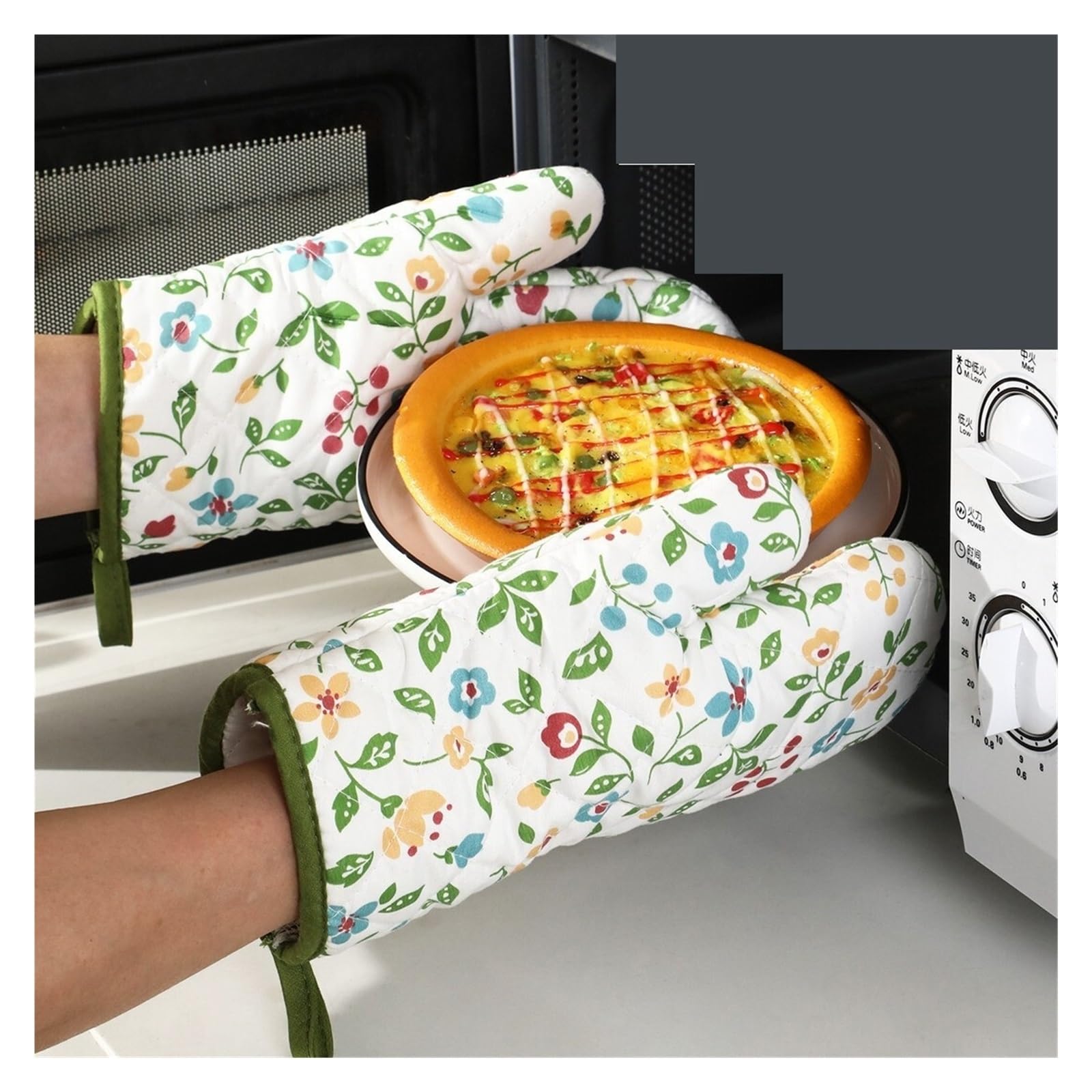 1 Paire De Gants Isolants Épais pour Cuisine