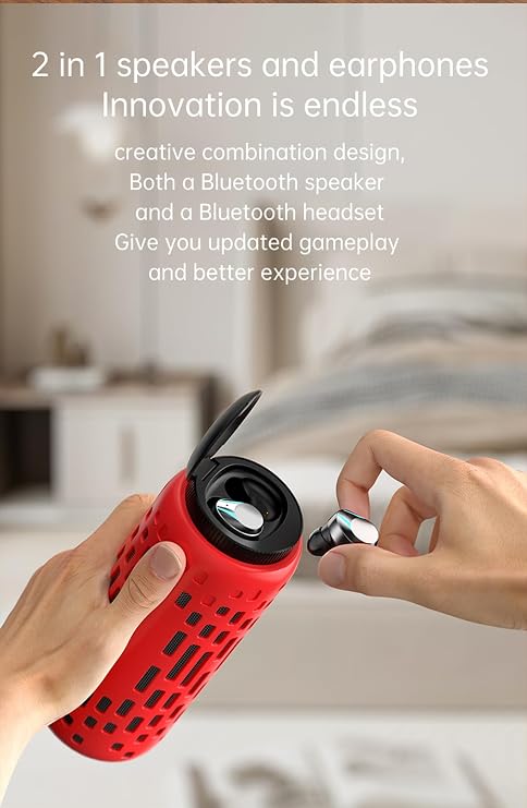2024 Version True Wireless Bluetooth Earbuds with Charging Case Compatible with Apple & Android, Dual Connect, Built-in Microphone, Stereo Sound in-Ear Bluetooth Headphones Headset - Model 48