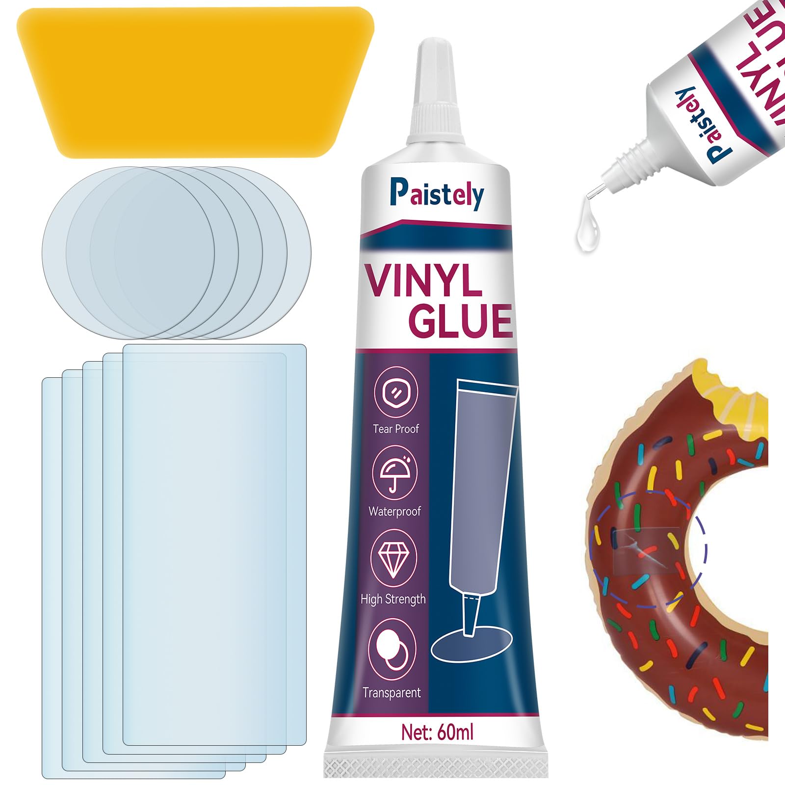 Le kit de réparation Paistely offre une solution pratique pour les dommages sur les articles gonflables.
