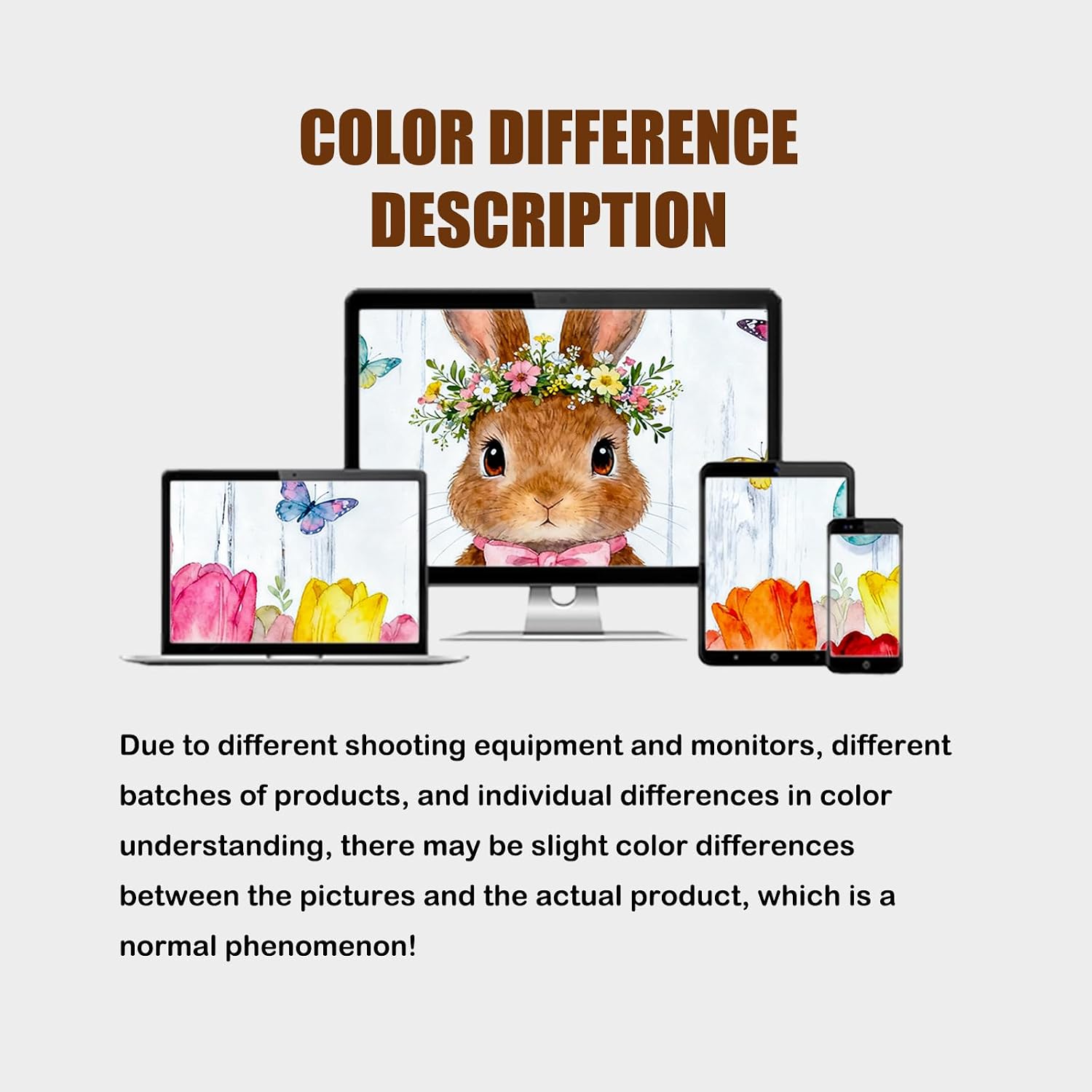 Nuxovilar Stove Top Cover Glass Stove Top Cover Protector Watercolor Rabbit Tulip Pattern Polyester Diatomaceous Earth 28.65x20.47Inch Kitchen Countertop Home Decoration