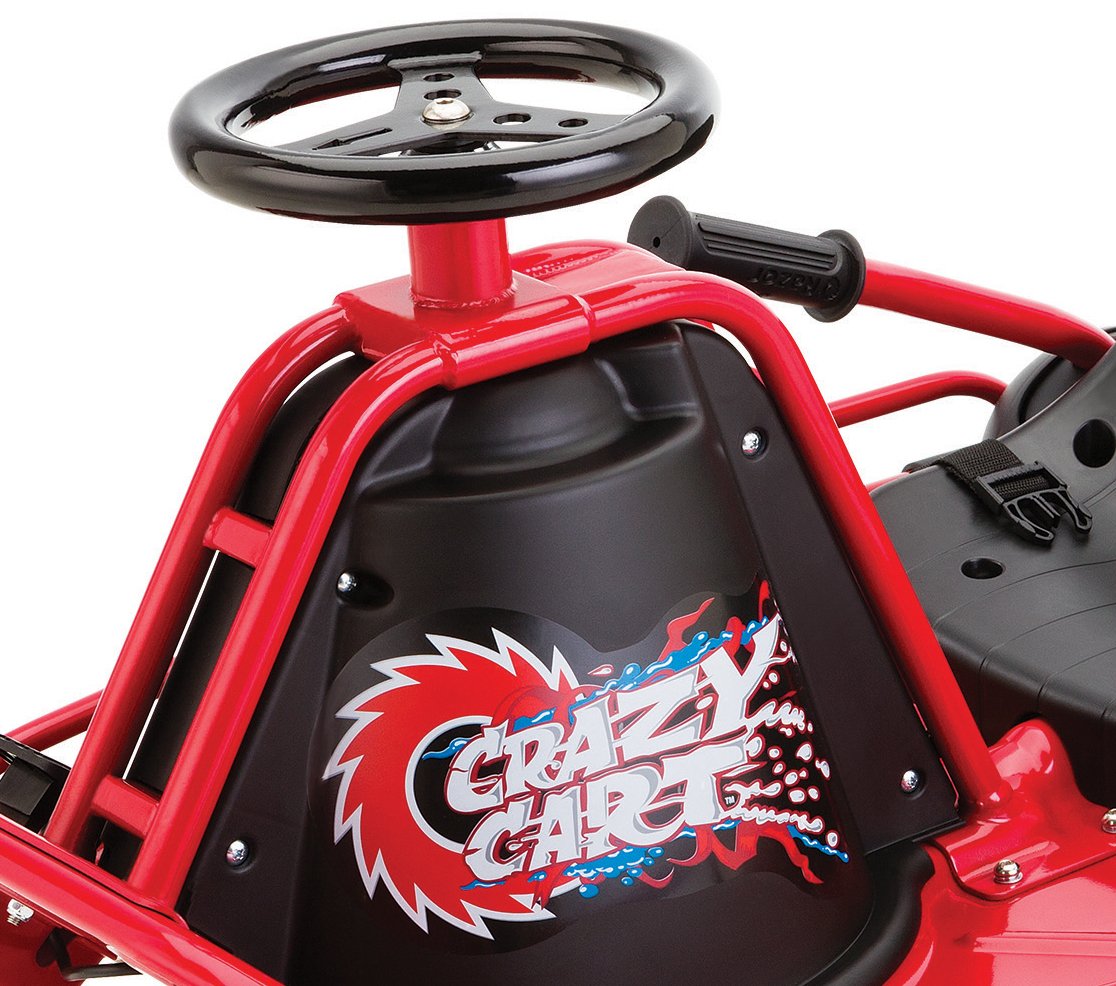 razor crazy cart electric 360 spinning drifting kids ride on outdoor go cart