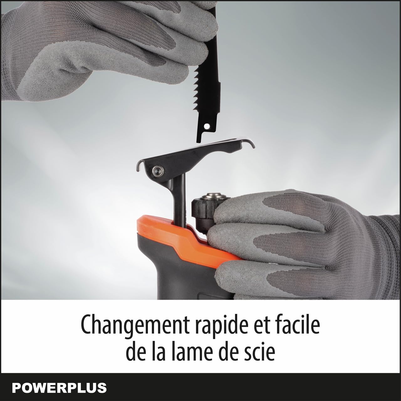 Dual Power Scie Sabre sans Fil de 20 V POWDP25100 - Scie à Guichet à Batterie 2800 min-1 - sans Batterie ni Chargeur