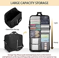 Expandable Foldable Suitcase Extra Large Travel Duffel Bag with