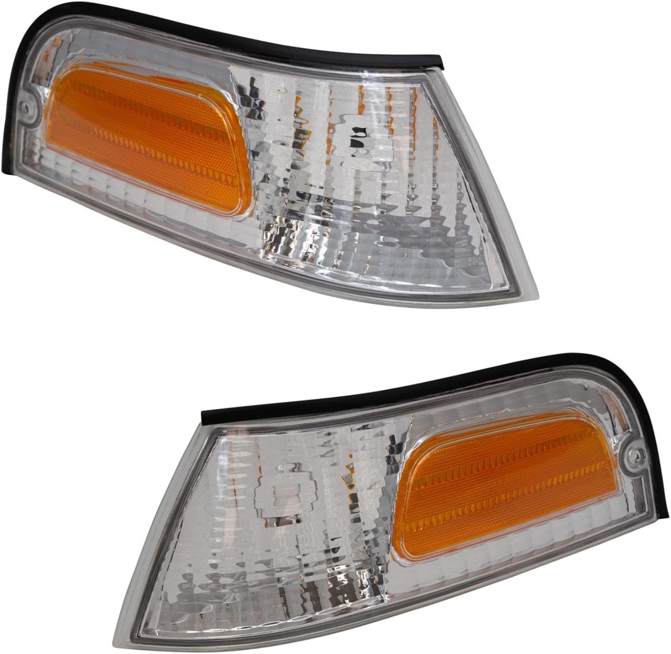 TRQ Corner Light Set Compatible with 1998-2011 Ford Crown Victoria
