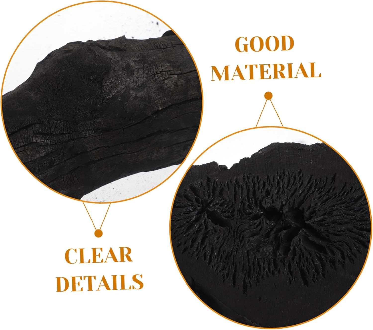 Zerodeko 1bag Barbecue Charcoal Portable Fire Tablets Natural for Enhanced Flavor for Camping Kitchen