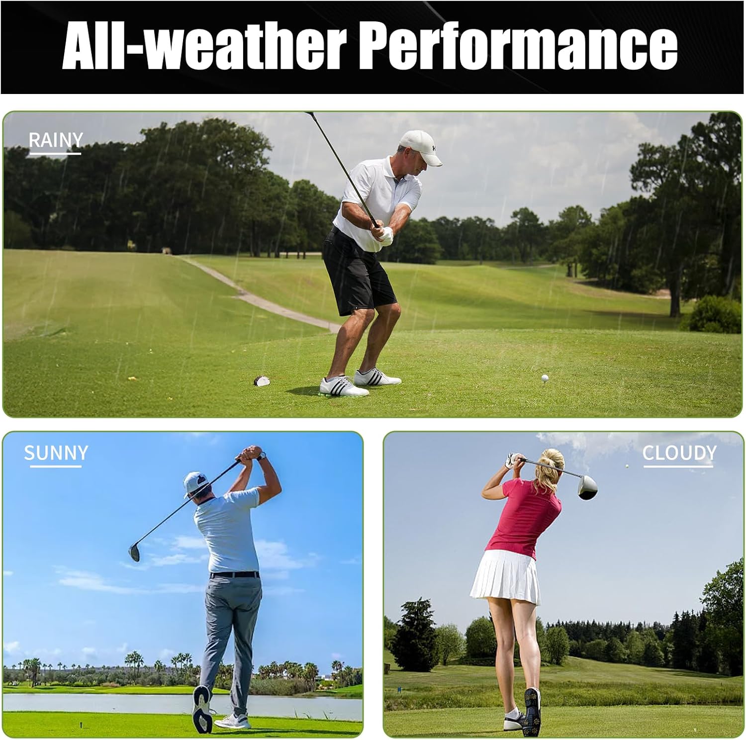 MUSTAFAR Premium Rubber Midsize Golf Club Grips 13 Pack -Enhanced Traction and Comfortable Durable 4 colors Available