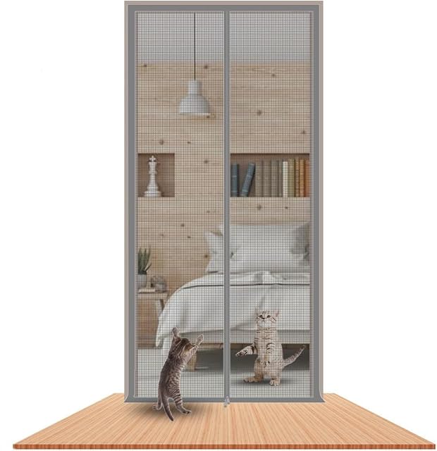 Ventana/Puerta 90x210cm Malla De Malla Resistente A Mascotas