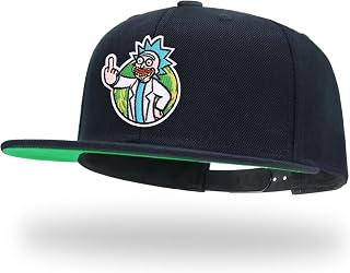 tilgomedal Black Baseball Cap - Green Embroidered Snapback Hat - Cartoon Anime Fan Gift for Men Women