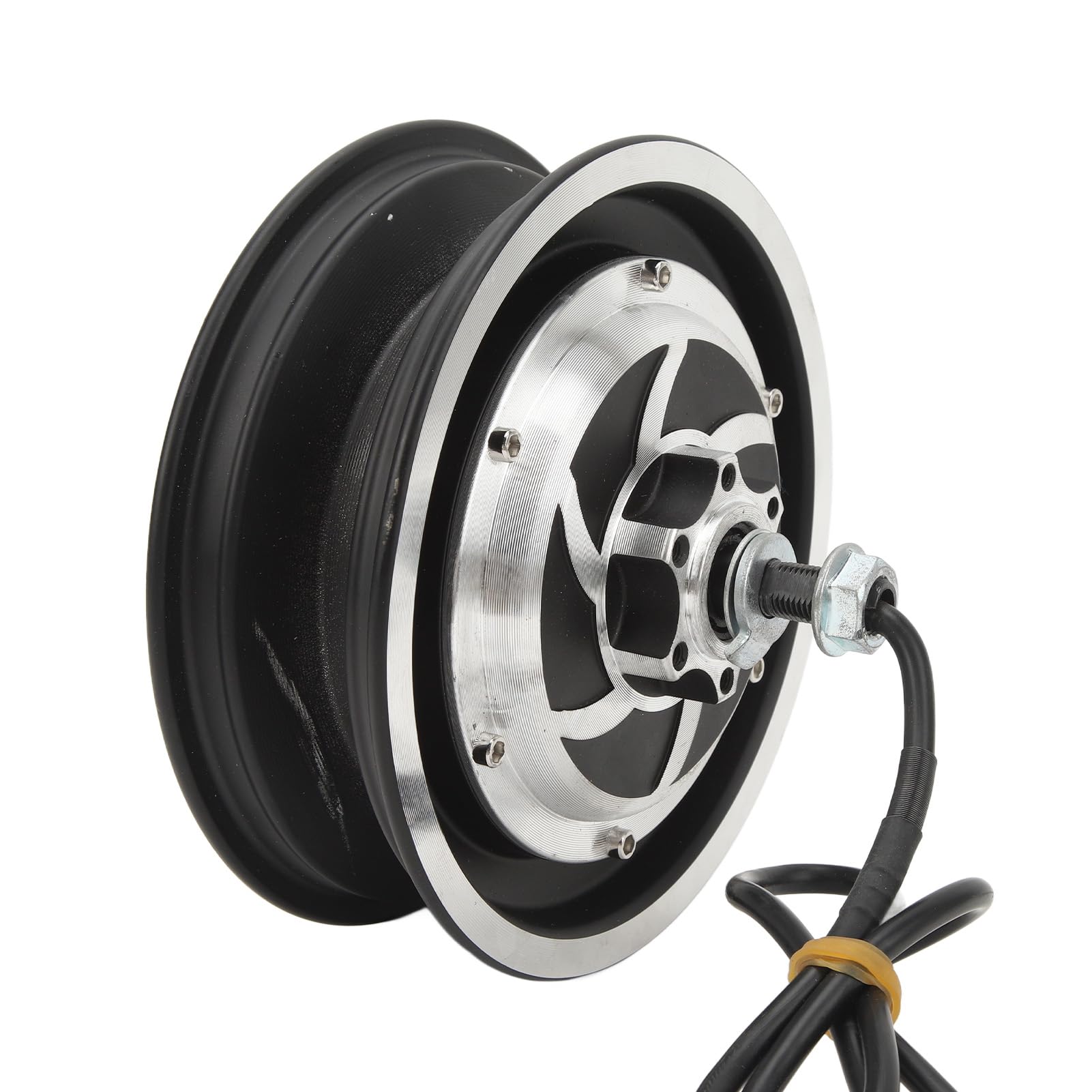 BuyWeek Moteur de Moyeu de Roue de Scooter Électrique pour SmartGyro, 10 Pouces 48V 800W Moteur de Moyeux d'Entraînement de Trottinette Électrique Fonctionnement Silencieux en Alliage d'Aluminium