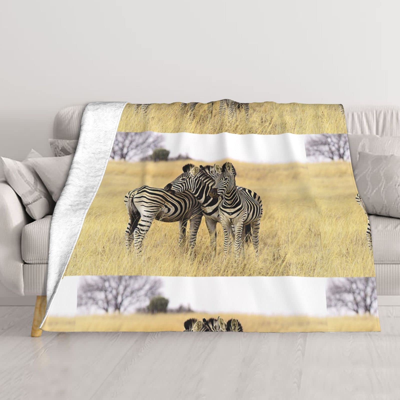 Couverture super douce en peluche plaid grand confort toutes saisons