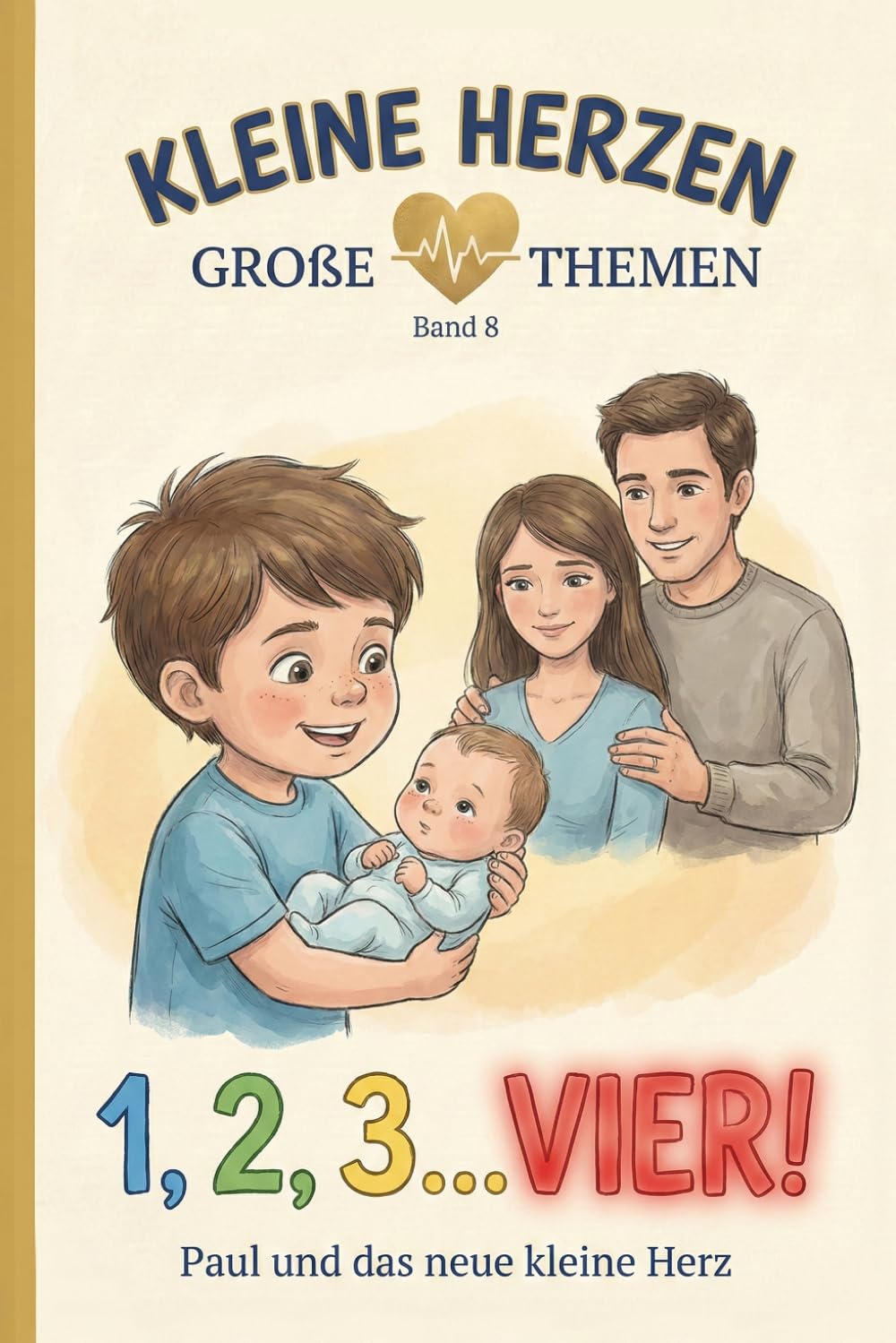 1, 2, 3...VIER!: Paul und das neue kleine Herz (Kleine Herzen - Große Themen)