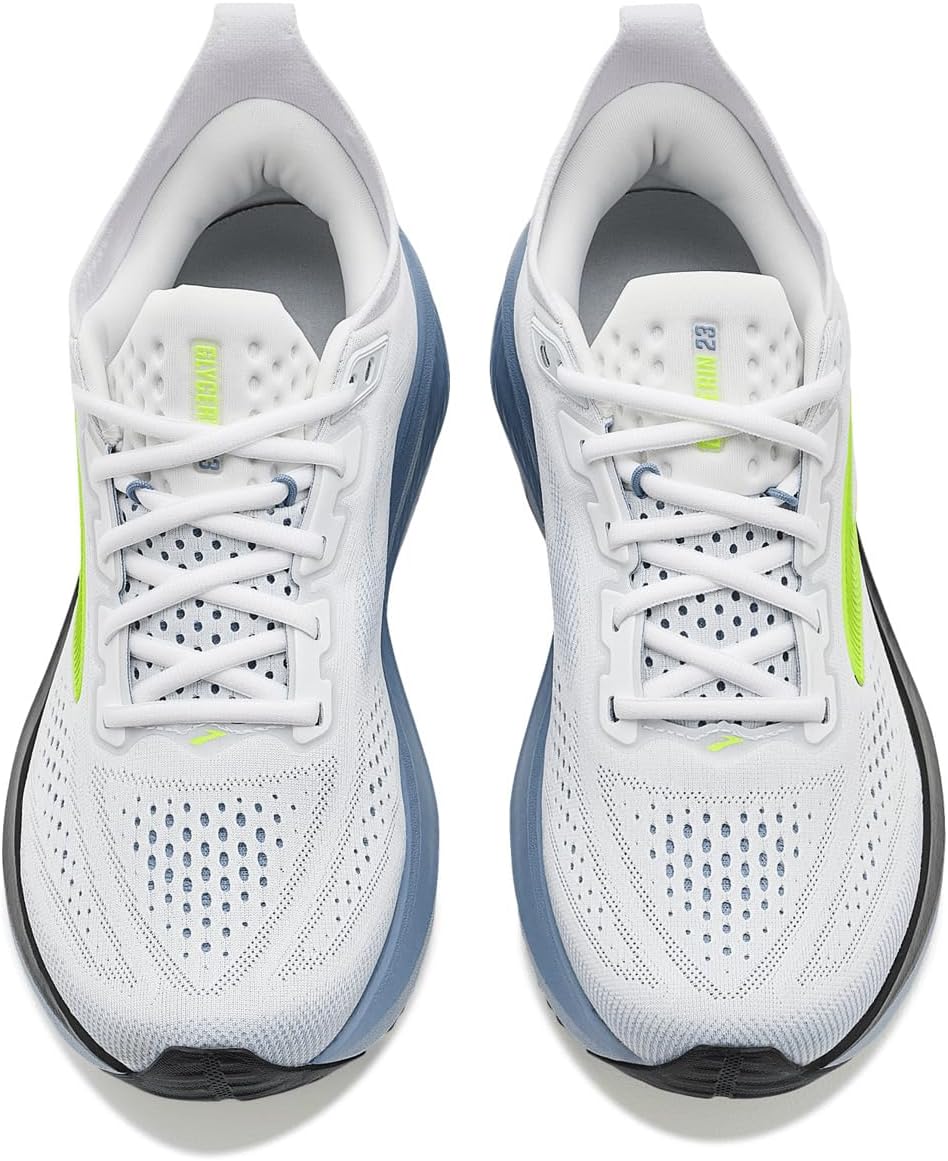 Zapatilla Brooks Glycerin 23 para hombre, color Blanco/Lluvia/Vida nocturna (vista 2 de 5)