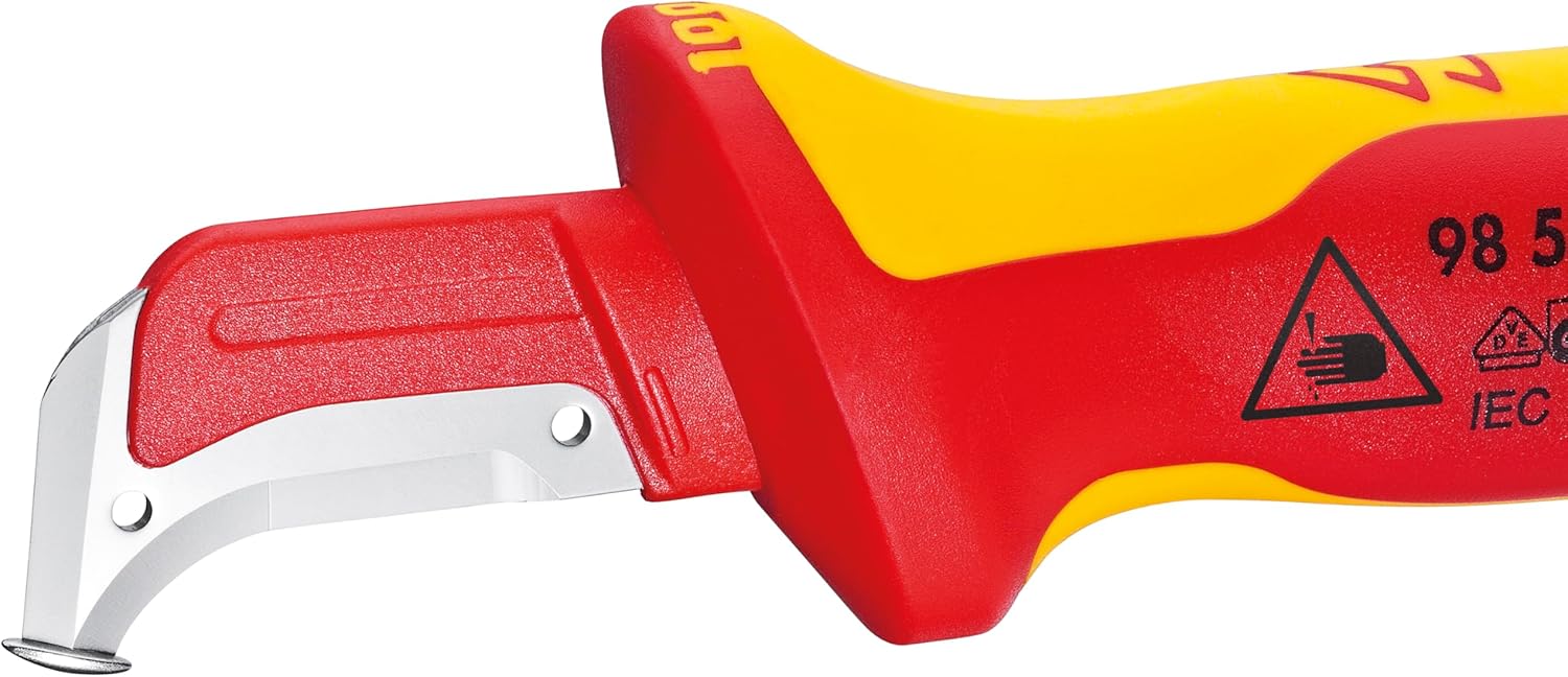 KNIPEX 98 55 SB 1,000V Insulated Dismantling Knife