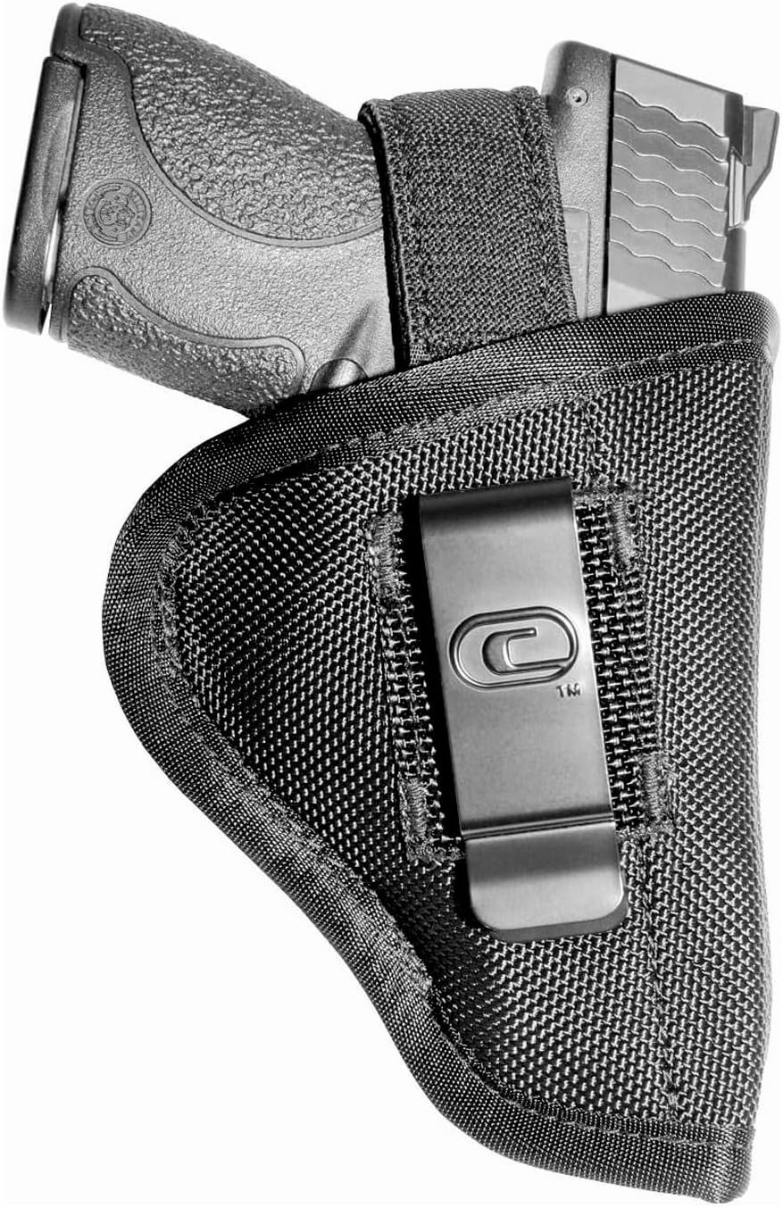 Crossfire The Undercover Low Profile IWB/OWB Ambidextrous Handgun Holster - Durable Inside/Outside The Waistband Concealed Carry Pistol Holster