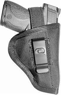 Crossfire The Undercover Low Profile IWB/OWB Ambidextrous Handgun Holster - Durable Inside/Outside The Waistband Concealed Carry Pistol Holster