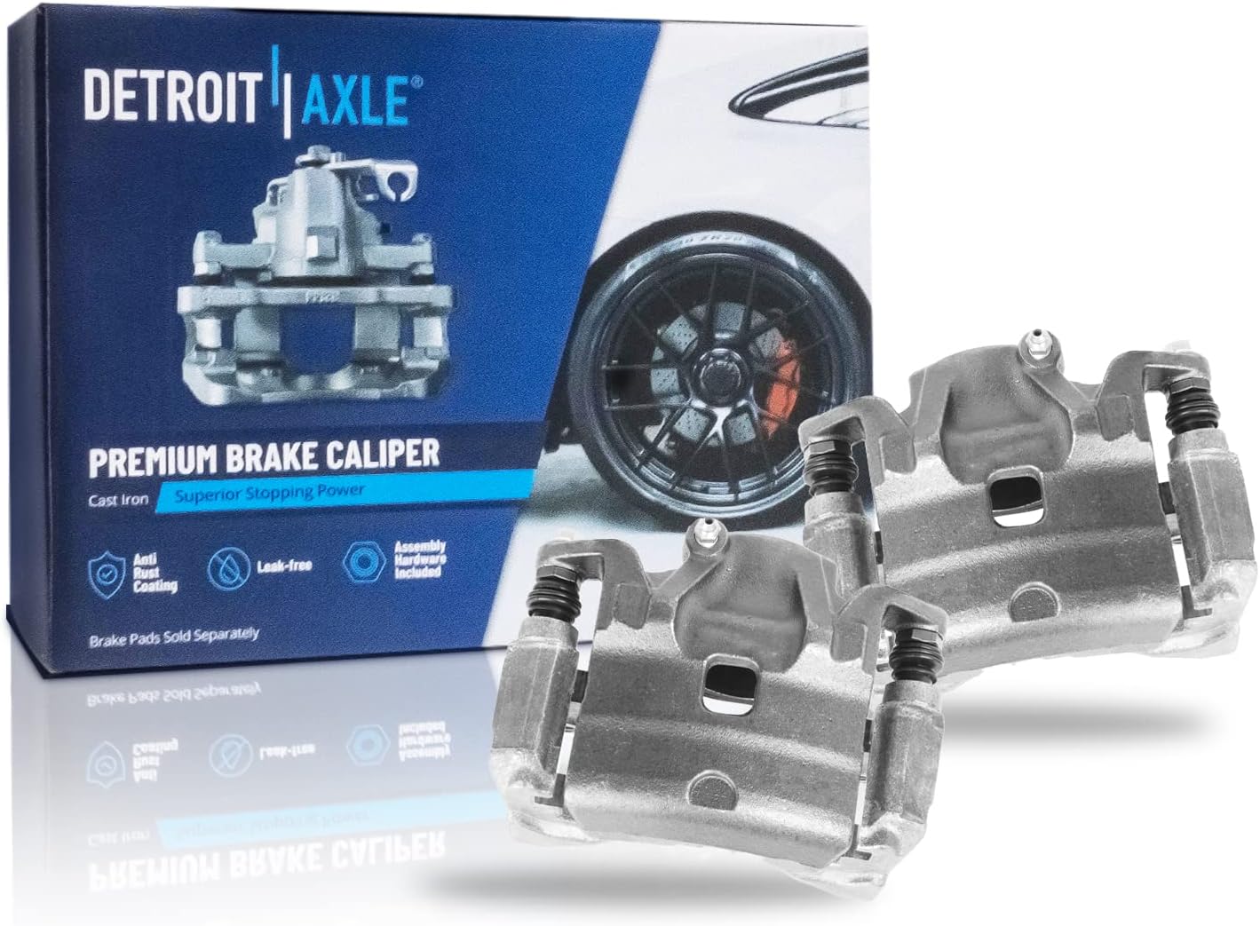 Detroit Axle Front 2pc Brake Calipers for 20102013 Nissan Altima, 20112012