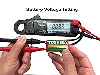 Vista 4 de TECPEL DCM-039 AC/DC 200A Abrazadera Meter 10mA alta resolución en 40A DC/AC Rango